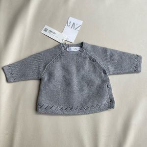 Zara Baby Cotton Knit Sweater Newborn 0-1month